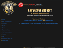 Tablet Screenshot of battle4thebelt.com